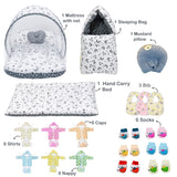 Fareto New Born Baby Summer Essentials 64 in 1 (0-6 Months)(F505)