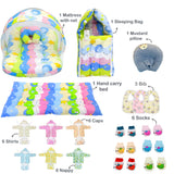 Fareto New Born Baby Summer Essentials 64 in 1 (0-6 Months)(F734)