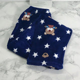 Fareto  Newborn Baby Super Soft Big Size Blanket for Boys & Girls | Hooded Flannel Wrapper for( 0-12 Months)  (92x85 CM) ( Pack of 1)(F599)