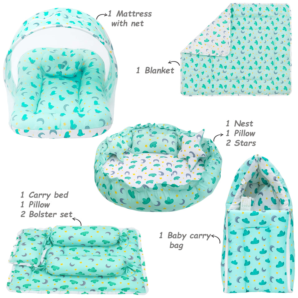 Fareto Premium Quality All New Born Baby Hospital Essentials Pack of 69 (0-6 Months)(F36)