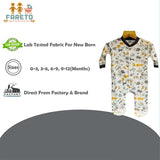 Fareto New Born Baby Full Body Rompers (Pack Of 3)(Color As Per The Availability)