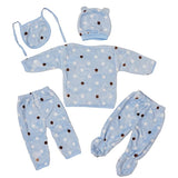 Fareto New Born Baby Winter Season Clothing Set Pack Of 15(0-3 Months)(Colors May Vary)