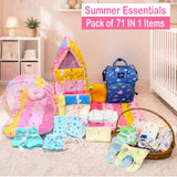 Fareto Baby Premium Quality Summer Essentials 71 in 1 (0-6 Months)(F749)