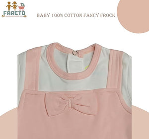Fareto Cotton Fancy Frock for Baby Casual Half Sleeve Baby Girl Frock