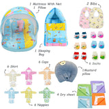 Fareto Premium Quality Baby Summer Essentials 72 in 1 New Combo (0-6Months)(F526)