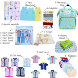 FARETO PREMIUM QUALITY BABY SUMMER ESSENTIALS 72 IN 1 NEW COMBO (0-6MONTHS)