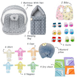 Fareto Premium Quality Baby Summer Essentials 72 in 1 New Combo (0-6Months)