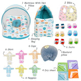 FARETO PREMIUM QUALITY BABY SUMMER ESSENTIALS 72 IN 1 NEW COMBO (0-6MONTHS)