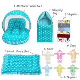 FARETO NEW BORN BABY PREMIUM QUALITY MONSOON AND SEMI WINTER SEASON  HOSPITAL ESSENTIALS 73 IN 1 (0-6 MONTHS) _ NURSERY BAG (F568)