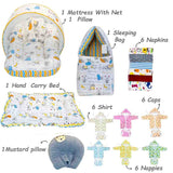 FARETO BABY PREMIUM QUALITY 76 IN 1 COMBO FOR SUMMER SEASON | SUPERSOFT COTTON (0-6 MONTHS)(F530)