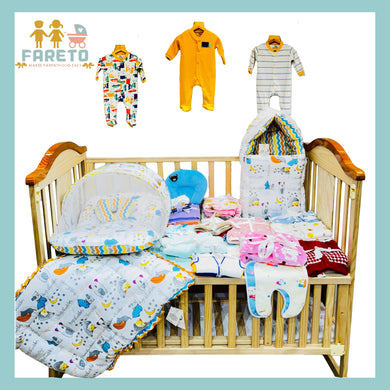 FARETO NEW BORN BABY PREMIUM QUALITY PURELY WINTER ESSENTIALS 71 IN 1 ( 0-6MONTHS)