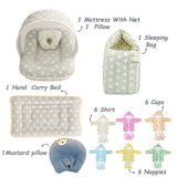 FARETO BABY PREMIUM QUALITY 76 IN 1 COMBO FOR SUMMER SEASON | SUPERSOFT COTTON (0-6 MONTHS)(F536)