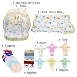 Fareto Baby Boy's & Girl's Summer Hospital Essential Clothing Combo for New Born | Gift Pack | Baby Products | Maternity Essentials | (76 Items)(0-6 Months)(fF732)