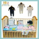 FARETO NEW BORN BABY WINTER  AND SEMI WINTER SEASON HOSPITAL ESSENTIALS 78 IN 1 (0-6 MONTHS)