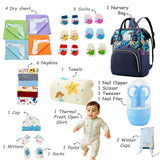Fareto Baby Winter Essential Combo For New Born | Gift Pack | Baby Products | Maternity Essentials | Bedding Set (79 Items)(0-6 Months)(F652)