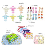 FARETO NEW BORN BABY PREMIUM QUALITY PURELY WINTER ESSENTIALS 79 IN 1 ( 0-6MONTHS)(F678)