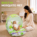 Fareto New Born Baby Mattress with Net & Sleeping Bag(0- 4Months)(ziffi)(F38)