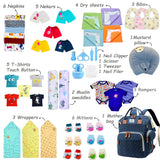 FARETO PREMIUM QUALITY BABY SUMMER ESSENTIALS 80 IN 1 NEW COMBO (0-6MONTHS)(F368)