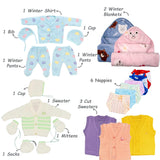 FARETO NEW BORN BABY PREMIUM QUALITY PURELY WINTER ESSENTIALS 71 IN 1 ( 0-6MONTHS)(F453)