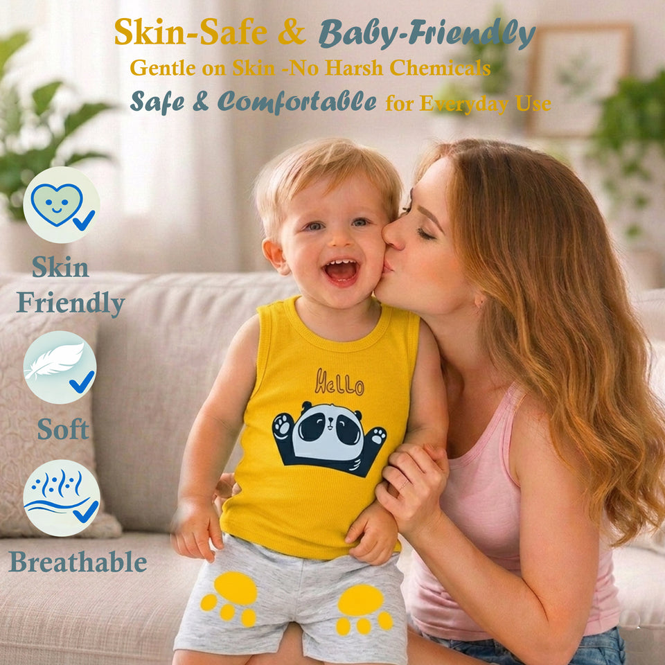 Fareto Baby Boys & Girls Summer Wear T -Shirt & Shorts Set | Dress Clothing Set(F272)