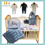 Fareto New Born Baby Semi Winter Hospital Essentials 80 in 1 (0-6 Months)