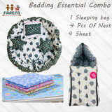 Fareto Bedding Essential Combos | Nest | Bedding Set | 4 Pcs of Plastic Sheet (Pack of 9)