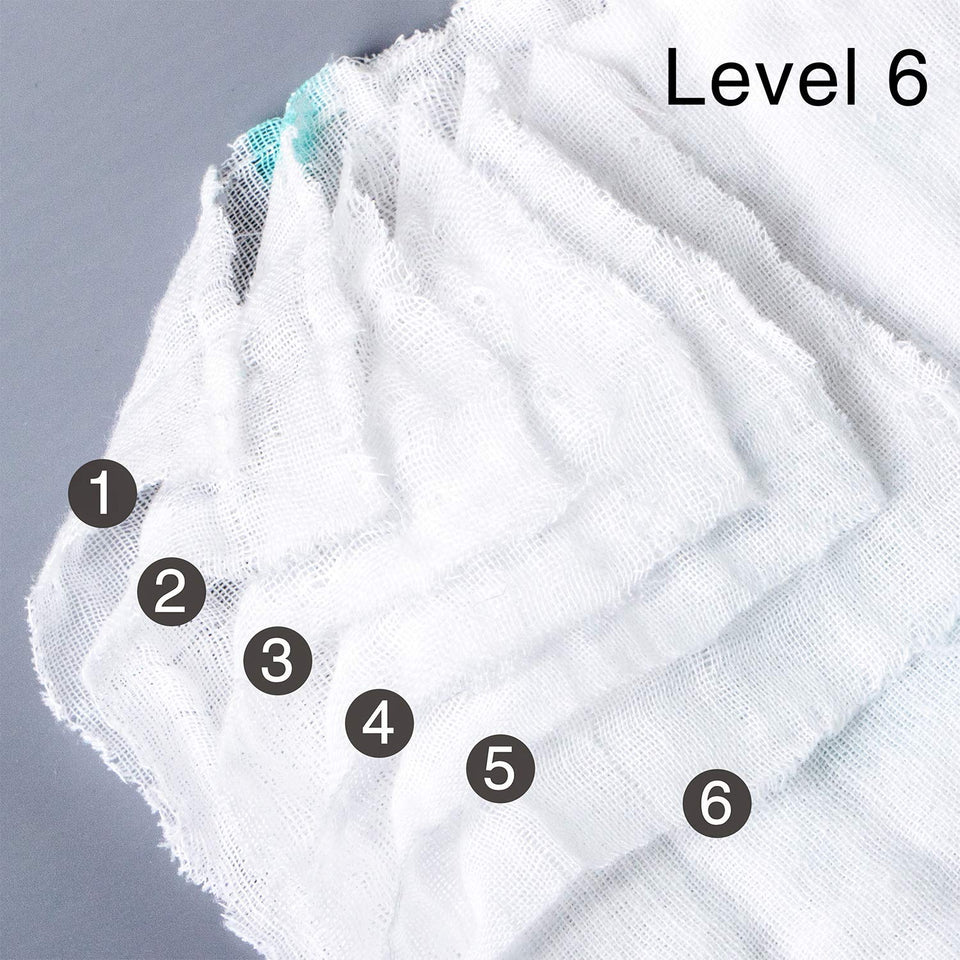 Fareto Baby Muslin Burp Cloths 6 Pack Large 20''x10'' Inchs 100% Cotton Burp Rags Absorbent and Soft 6 Layers Muslin Cloth Baby Essentials for Newborn