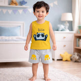 Fareto Baby Boys & Girls Summer Wear T -Shirt & Shorts Set | Dress Clothing Set(F272)