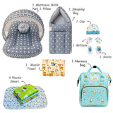 Fareto Premium Newborn Baby Monsoon Season Hospital Essentials Combo | 82-in-1 Baby Gift Pack | Maternity Essentials & Bedding Set | 0–6 Months (F780)