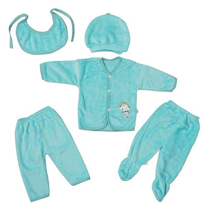 Fareto New Born Baby Winter Season Clothing Set Pack Of 15(0-3 Months)(Colors May Vary)