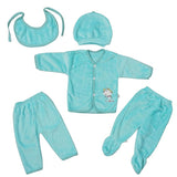 Fareto New Born Baby Winter Season Clothing Set Pack Of 15(0-3 Months)(Colors May Vary)