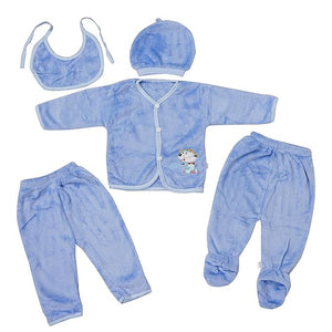 Fareto New Born Baby Winter Season Clothing Set Pack Of 15(0-3 Months)(Colors May Vary)