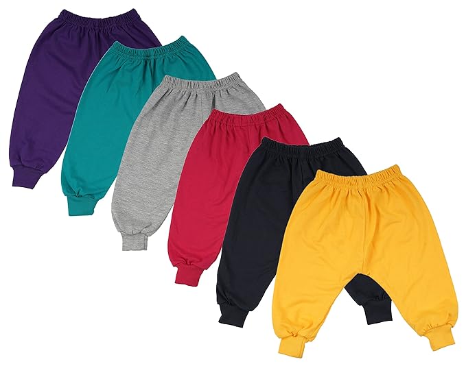 Fareto Baby Daily Wear Track Pants ( Pack of 6 )(plain pyjama)