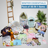 Fareto New Born 98 in 1 High Quality Premium Baby Winter Wear Set – Soft, Warm & Perfect Gift for Newborns(0-6 Months)(F680)