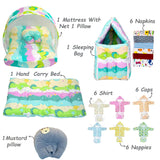 Fareto Baby Boy's & Girl's Summer Hospital Essential Combo for New Born | Gift Pack | Baby Products | Maternity Essentials | Bedding Set (66 Items)(0-6 Months)(F733)