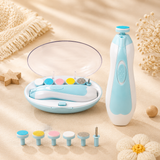 Fareto Baby Nail Trimmer Electric,Baby Nail Clippers, 6 in 1 Baby Nail File,Nail File Baby Grooming Kit Manicure Set for Toddler or Adults(F586)