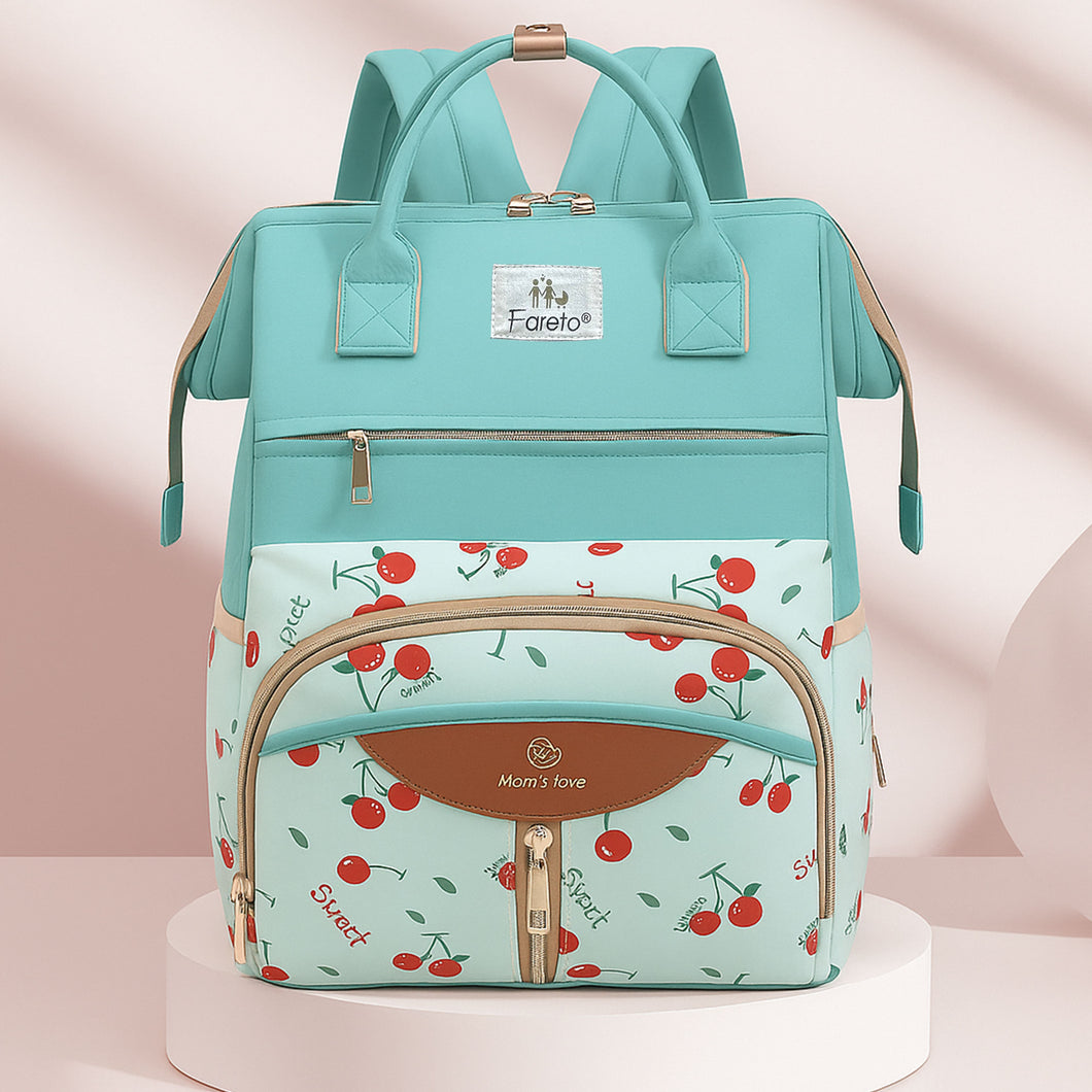 Fareto Premium Quality Diaper Bag For Mother, Multipurpose Stylish Diaper Bag (Pack Of 1)(F649)