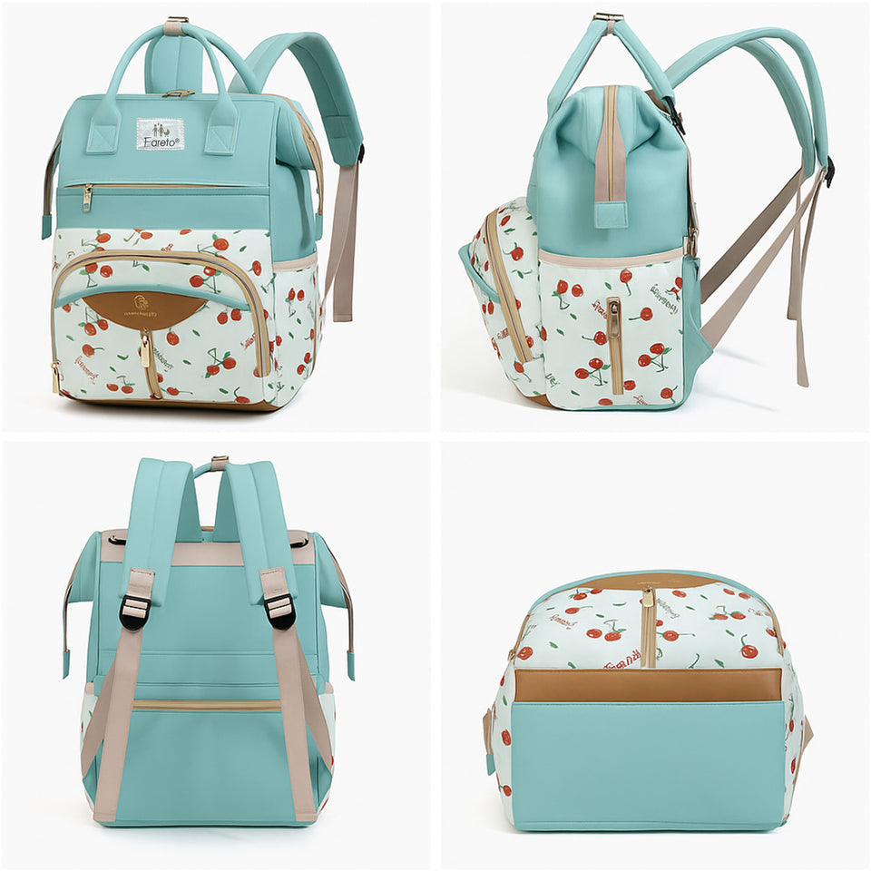 Fareto Premium Quality Diaper Bag For Mother, Multipurpose Stylish Diaper Bag (Pack Of 1)(F649)