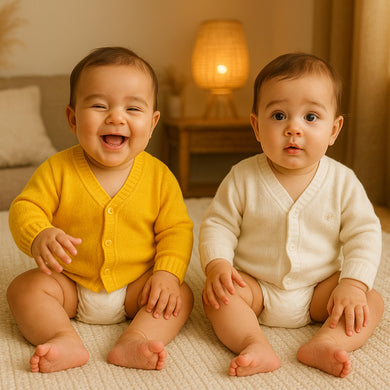 Fareto New Born Baby Winter Full Sleeves Sweater (Pack of 2)(F465)