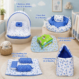 Fareto New Born Baby Bedding | Bed | Sleeping Bag | Essential (0-6 Months) (Pack of 15)(F50)