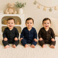 Fareto Baby front open winter suit thermal set (Pack of 3) Colours may vary(F174)
