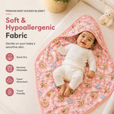 FARETO BABY KIDS SUPER SOFT PREMIUM QUALITY WINTER BLANKET ( PACK OF 2)(Size:75CM*60CM) (0-12 MONTHS)( Colours And Designs May Vary )(F394)