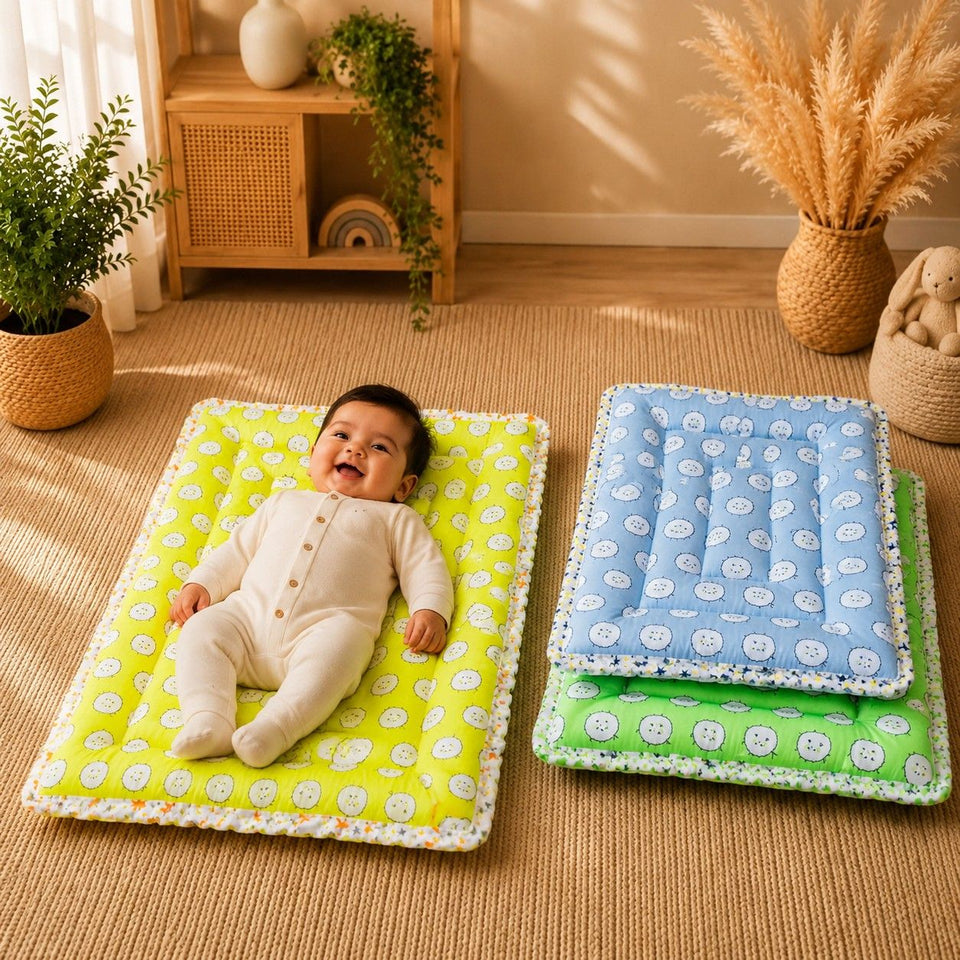 Fareto New Born Baby Hand Carry Bed | Godari | Massage Bed )(72cm*50cm)(0-1 Years)(F263)