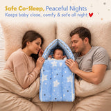 Fareto 3 in 1 Baby Bed, Sleeping Bag & CarrBaby Bedding for New Born (0-6 y Nest, Cotton Months)  (Lightweight), (Pack of 1)(F501)