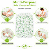 Fareto Nappy Changing Mat/Sleeping mats/Water Proof Bed Protector with Foam Cushioned for New Born Baby 4 Sheets (0-3 Months)(F115)