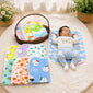 Fareto new born baby waterproof sheets with one side cloth(0-3Months)(Pack of 12)(Size: L-22Inchs, B-17Inchs)(Multicolored)(F28)
