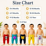Fareto Baby Daily Wear Track Pants ( Pack of 5 )(F18)