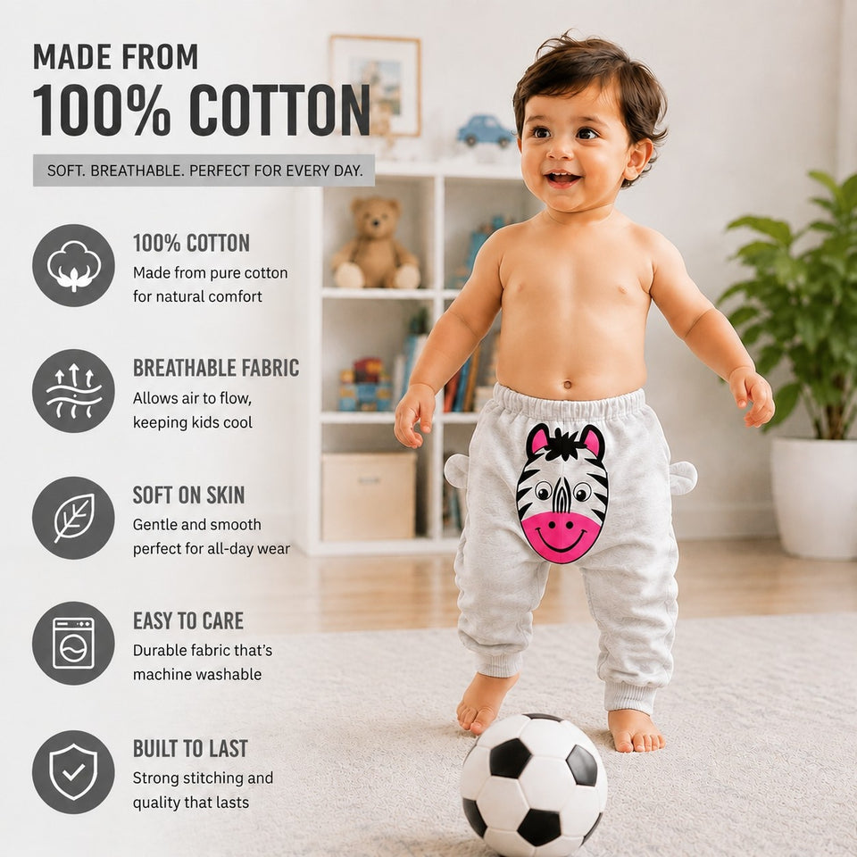Fareto Baby Daily Wear Track Pants ( Pack of 5 )(F18)