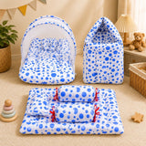 Fareto Baby Polka Dots Complete Sleeping Essential All in One Pack(0-6 Months)(F157)