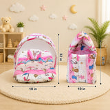 Fareto New Born Baby Mattress with Net & Sleeping Bag(0- 4Months)(ziffi)(F38)